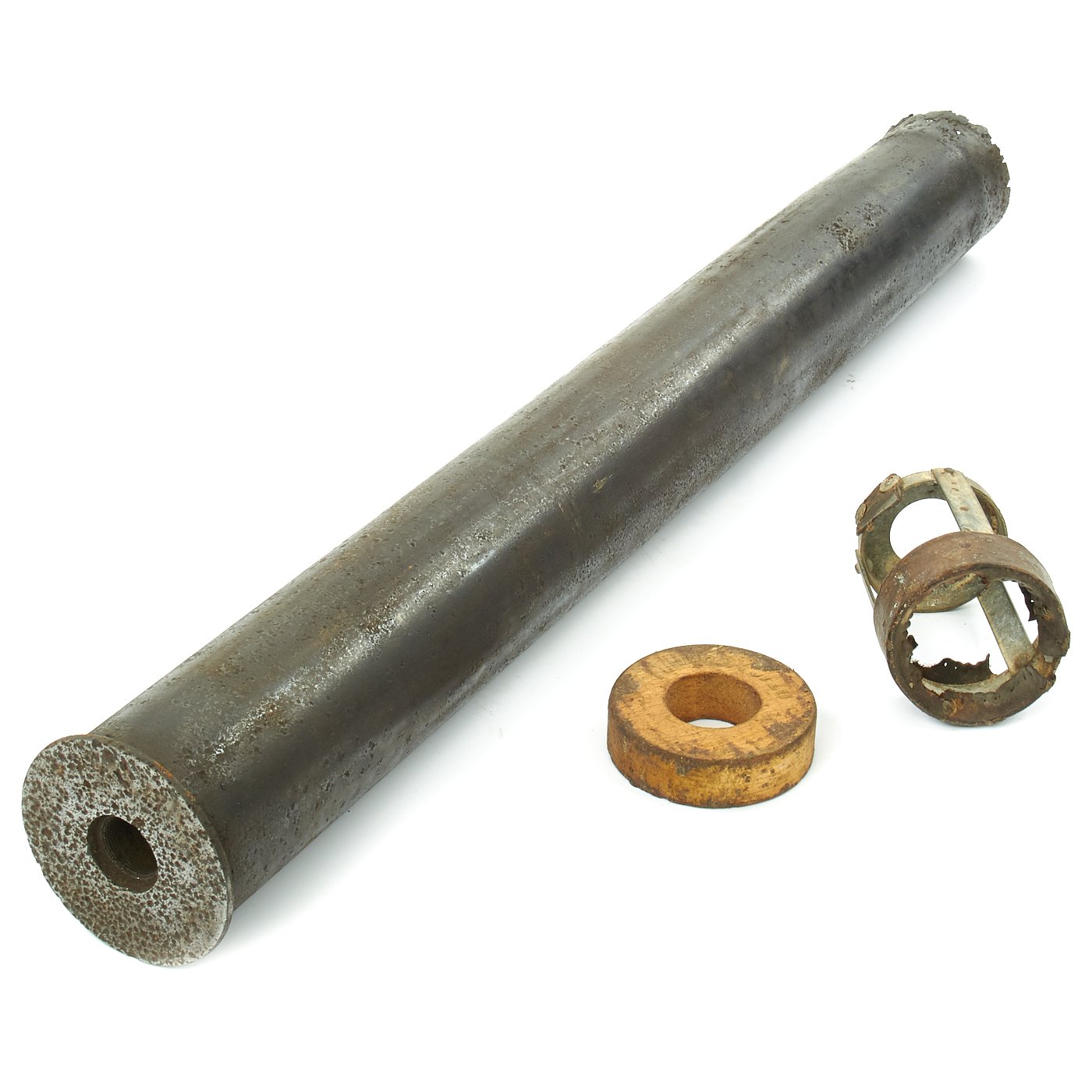 Original German WWII 7 5 Cm Oak 40 Inert Shell With Transit Tube original-german-wwii-7-5-cm-oak-40-inert-shell-with-transit-tube