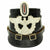 Original German WWII Named Metropolitan Police Shako in Black by BEROLINA Original Items