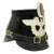 Original German WWII Named Metropolitan Police Shako in Black by BEROLINA Original Items