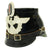 Original German WWII Named Metropolitan Police Shako in Black by BEROLINA Original Items