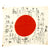 Original Japanese WWII Named Hand Painted Cloth Good Luck Flag - 33" x 29" Original Items