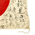 Original Japanese WWII Hand Painted Cloth Good Luck Flag - 32" x 28" Original Items