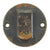 Original U.S. WWII Normandy D-Day Invasion Paratrooper Luminous Disc Helmet Marker Original Items