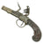 Original British Silver Wire Inlaid and Engraved Flintlock Pocket Pistol by John Waters c.1770 Original Items