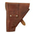 Original German WWI/WWII Set of Four Officer's Leather Holsters - P08 Luger and three 7.65mm Original Items