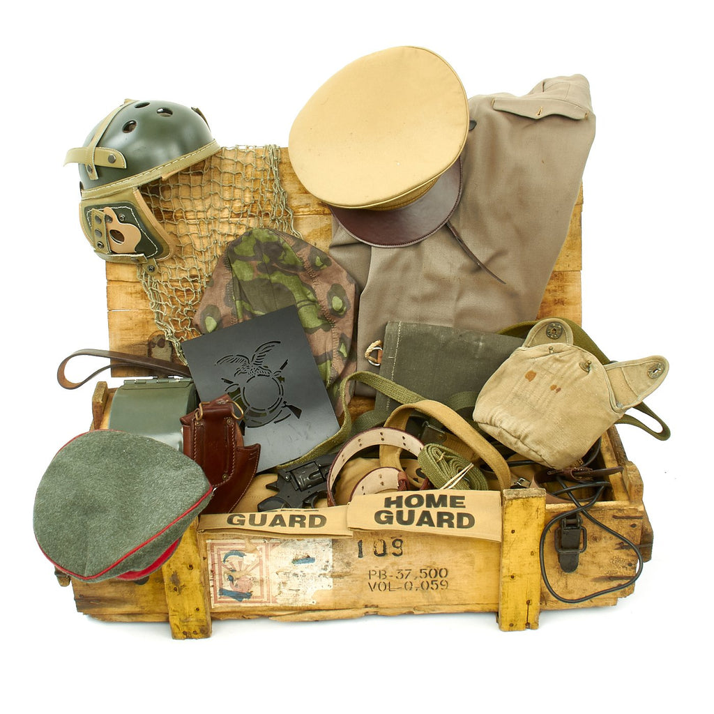 Assorted Grade 2 Original Military Antiques and Reproductions - Box 61 Original Items