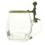 Original Pre-WWII 0.4 Liter Lidded Glass Beer Mug marked to S.A. Standarte - Kassel Original Items
