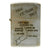 Original U.S. Vietnam War Zippo Lighter Engraved with Map of Vietnam and Inscription - dated 1966 - 1967 Original Items
