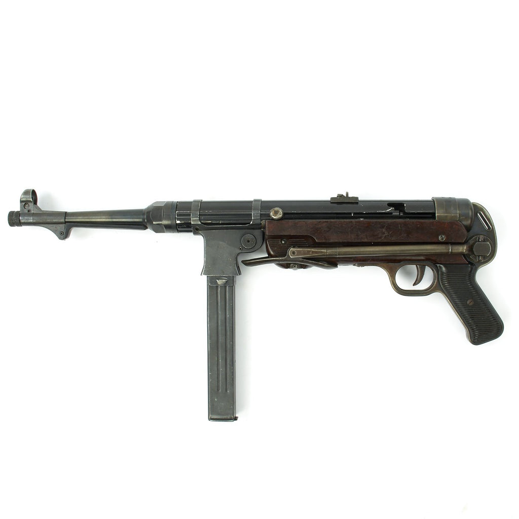 Original German WWII 1943 Dated MP 40 Display Gun by Steyr with Live Barrel - Maschinenpistole 40 Original Items
