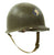 Original U.S. WWII 29th Division 1942 M1 McCord Fixed Bale Front Seam Helmet with Westinghouse Liner Original Items