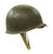 Original U.S. WWII 29th Division 1942 M1 McCord Fixed Bale Front Seam Helmet with Westinghouse Liner Original Items