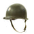 Original U.S. WWII 29th Division 1942 M1 McCord Fixed Bale Front Seam Helmet with Westinghouse Liner Original Items