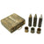 Original German WWII Light Infantry 7.5cm le.IG 18 Artillery Shell Set in Crate- 7.5 cm leichtes Infanteriegeschutz 18 Original Items