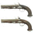 Original French Napoleonic Boutet Flintlock Pistols with Saddle Holster of General Pierre-Louis Binet de Marcognet Original Items