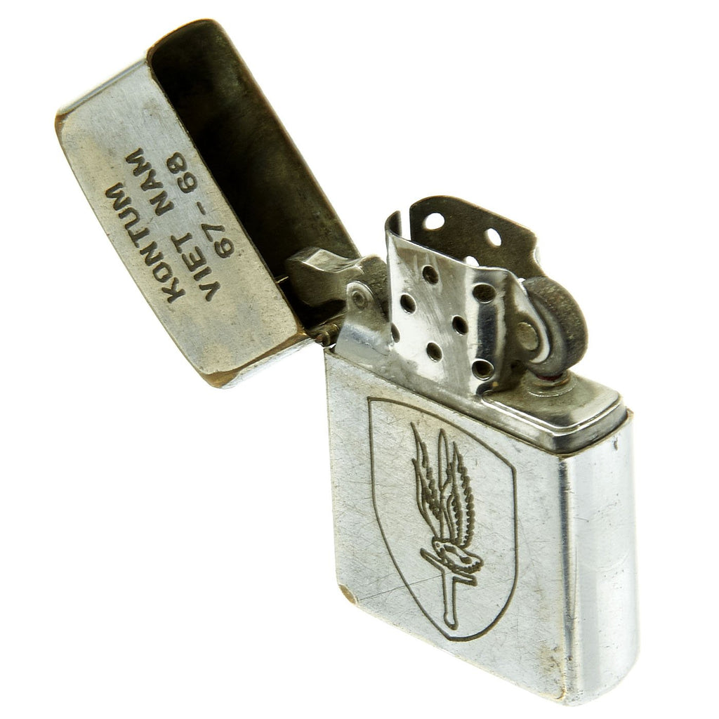 ✨名作デザイン✨ヴィンテージ★アメリカ軍★ベトナム★ZIPPO★60s★訳あり Original U.S. 1967 Vietnam War 1st Aviation Brigade Inscribed