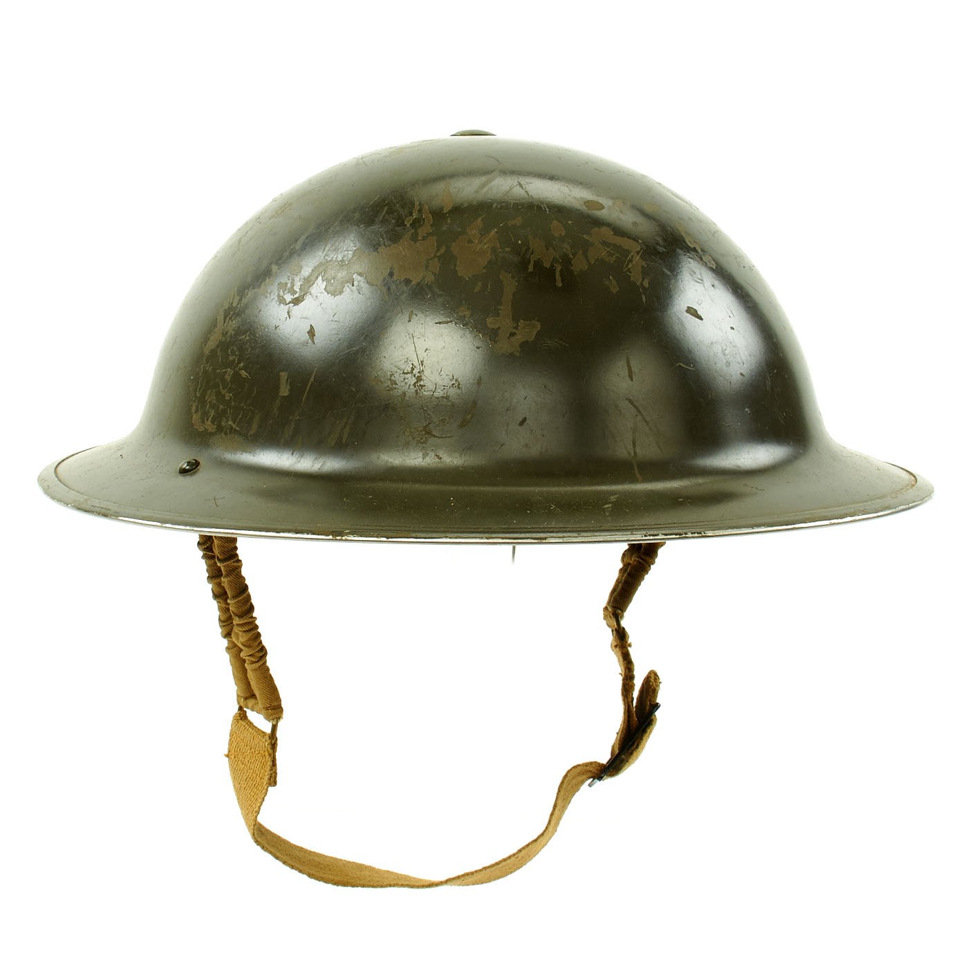 Original Canadian WWII Brodie MkII Steel Helmet by Canadian Motor Lamp – International Military Antiques