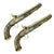 Original Pair of Highest Quality Anglo-Indian Fully Inlaid and Engraved London Marked Percussion Pistols Original Items