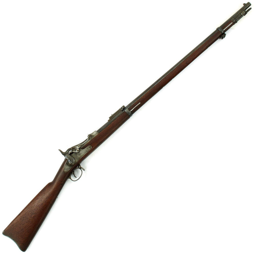 Original U.S. Springfield Trapdoor Model 1884 Round Rod Bayonet Rifle made in 1891 - Serial No 518626 Original Items