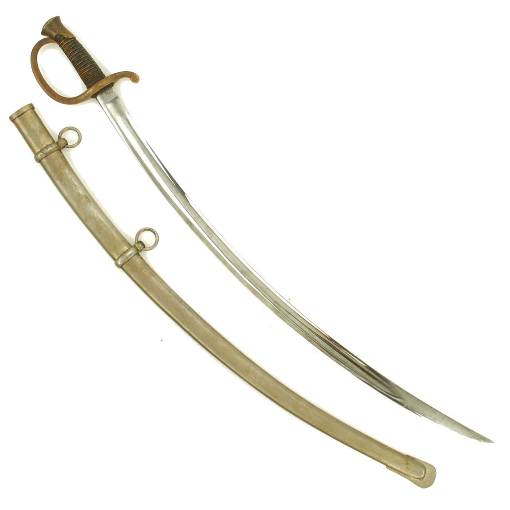 Original U.S. Civil War M-1840 Light Artillery Officer's Saber with Scabbard - Dated 1863 Original Items