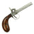 Original European Continental Double Barrel Pocket Percussion Pistol - Circa 1840 Original Items