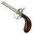 Original European Continental Double Barrel Pocket Percussion Pistol - Circa 1840 Original Items