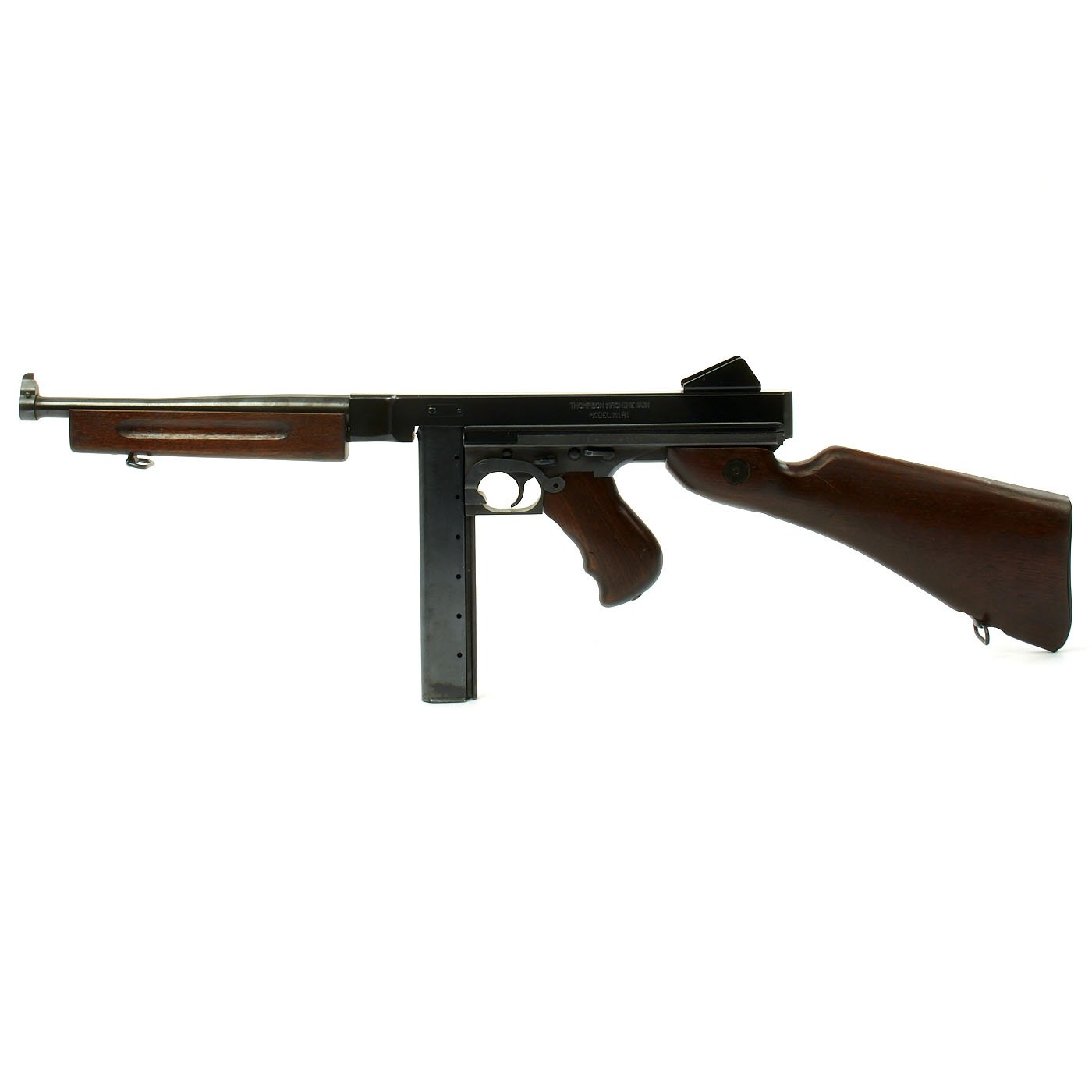Original U.S. WWII Thompson M1A1 Display Submachine Gun - Serial 15138 ...