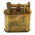 Original German WWII Kriegsmarine Brass Cigarette Table Lighter Named to Captain of U-19 - dated 1940 Original Items