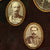 Original British Framed Photographic Cameos of Victorian Military Heroes and their Queen Original Items