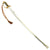 Original WWII Japanese Army Officer Nickel Plated Parade Sword in Scabbard with Clan Crest and Tassel Original Items