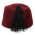Original German WWII Waffen SS M43 Maroon Parade Fez for Foreign Volunteers Original Items