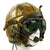 Original U.S. Navy 1950s Gentex H-4 Flight Helmet with Cloth Helmet, Boom Mic and Googles Original Items