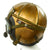 Original U.S. Navy 1950s Gentex H-4 Flight Helmet with Cloth Helmet, Boom Mic and Googles Original Items