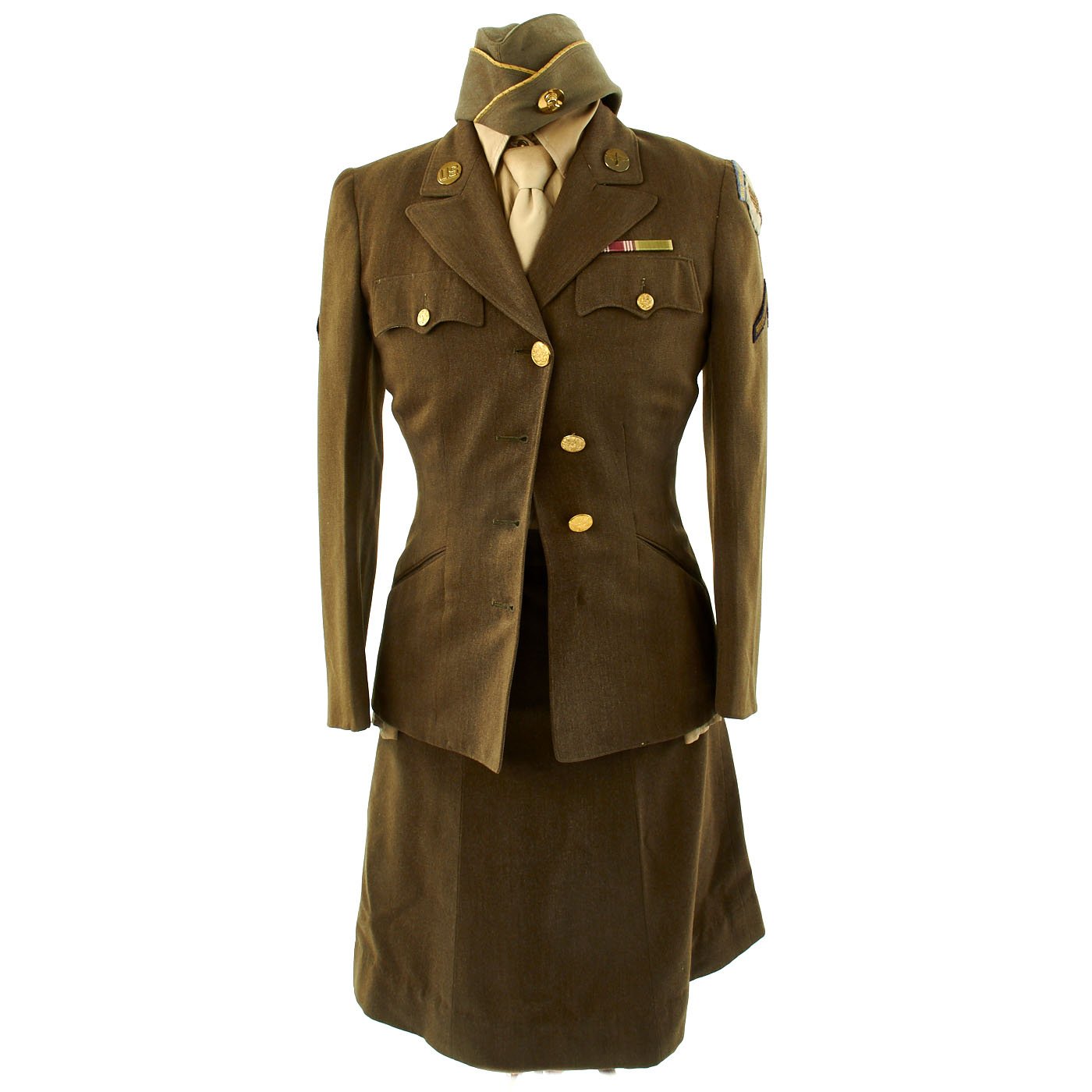 Original U.S. WWII Army Air Force Women's Army Corps WAC Air Technical –  International Military Antiques