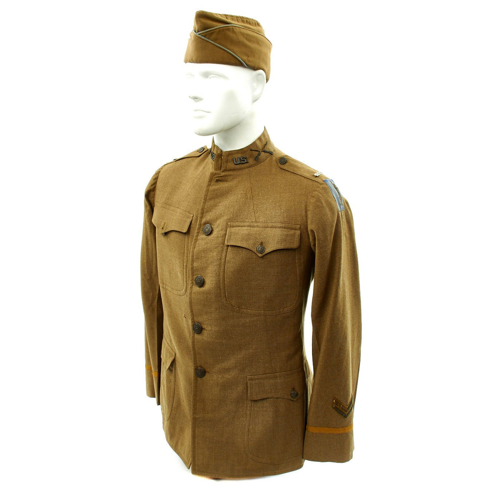 Original U.S. WWI 304th Machine Gun Battalion 77th Liberty Division Named Tunic Original Items