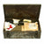 Original German WWII Verbandkasten Medic First Aid Set in Steel Chest with Dated Contents and Medic Armband Original Items