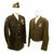 Original U.S. WWII 11th Airborne Major General George O. Pearson Uniform Set Original Items