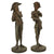 Original French 18th Century Candlesticks Depicting Fop Caricatures of Voltaire & Frederick the Great in 1740 Original Items
