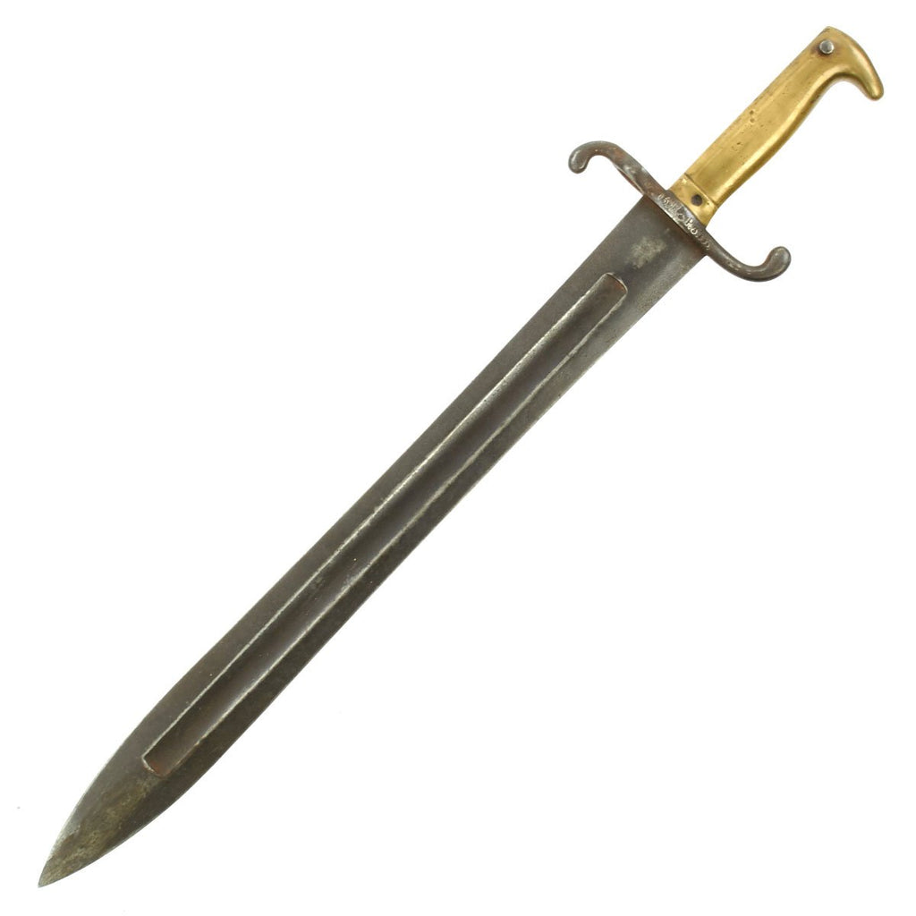 Original German Model 1871 Württemberg Faschinenmesser Pioneer Bayonet - Regiment Marked Original Items