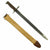 Original U.S. WWI M1905 Springfield 16 inch Rifle Bayonet with M1910 Scabbard - dated 1918 Original Items