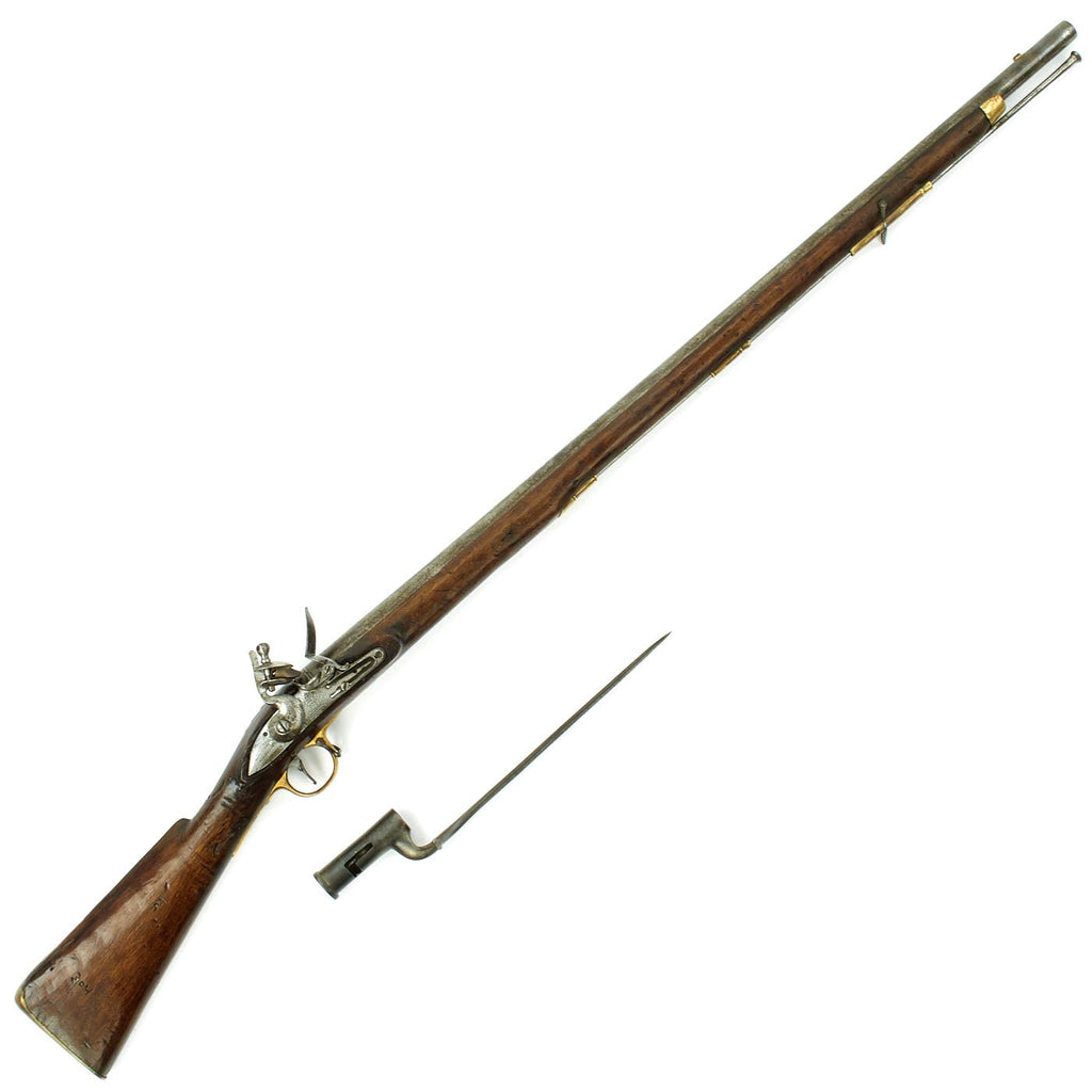 Original Nepalese Gurkha Brown Bess Flintlock Musket with Bayonet from the Officer's Mess at Tumu Kathmandu Original Items
