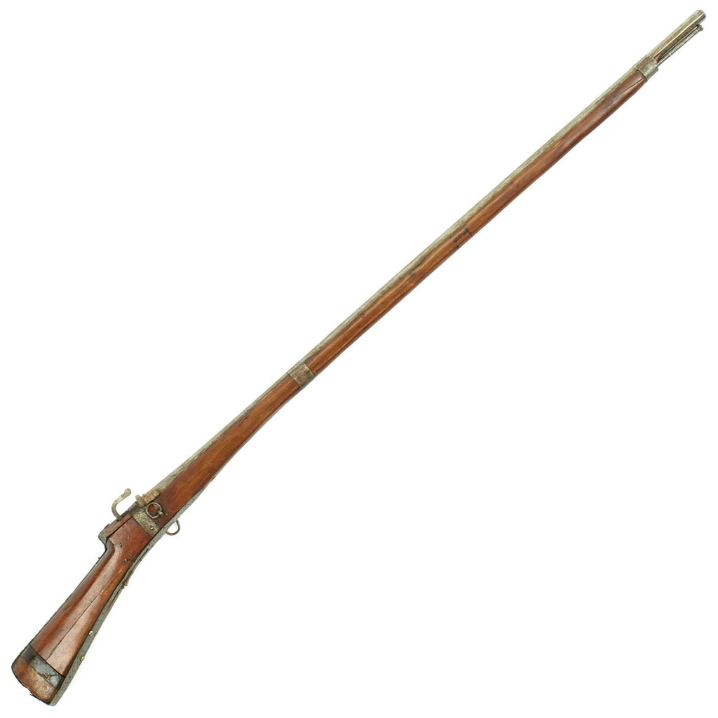 Original Indian Toradar Matchlock Musket with Octagonal Barrel circa 1800 - 60 Inches Long Original Items
