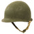 Original U.S. WWII 1945 M1 McCord Rear Seam Swivel Bale Helmet with MSA Liner Original Items
