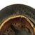 Original German WWII DAK Afrikakorps Camouflage Single Decal M35 Helmet - Stamped EF60 Original Items