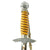 Original WWII German 2nd Model Luftwaffe Dagger with Portepee and Belt Hanger Original Items