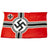Original German WWII Kriegsmarine 150cm x 250cm Naval Battle Flag - Reichkriegsflagge Original Items