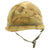 Original U.S. WWII Vietnam War M1 Air Cavalry Helmet with USMC 1959 Reversible Camouflage Cover Original Items