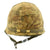 Original U.S. WWII Vietnam War M1 Air Cavalry Helmet with USMC 1959 Reversible Camouflage Cover Original Items