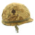 Original U.S. WWII Vietnam War M1 Air Cavalry Helmet with USMC 1959 Reversible Camouflage Cover Original Items