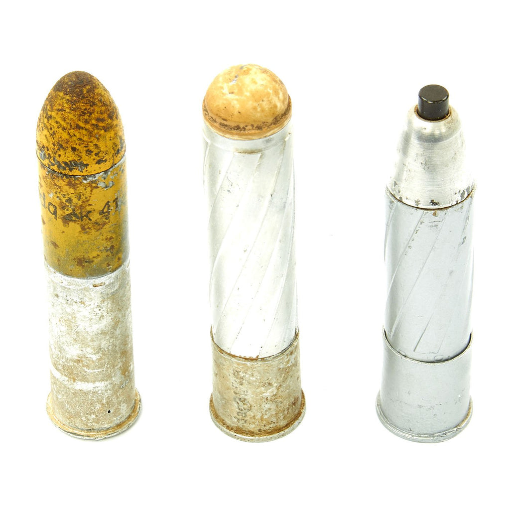 Original German WWII Set of 3 rounds for Handheld Launchers Kampfpistole and Leuchpistole Original Items