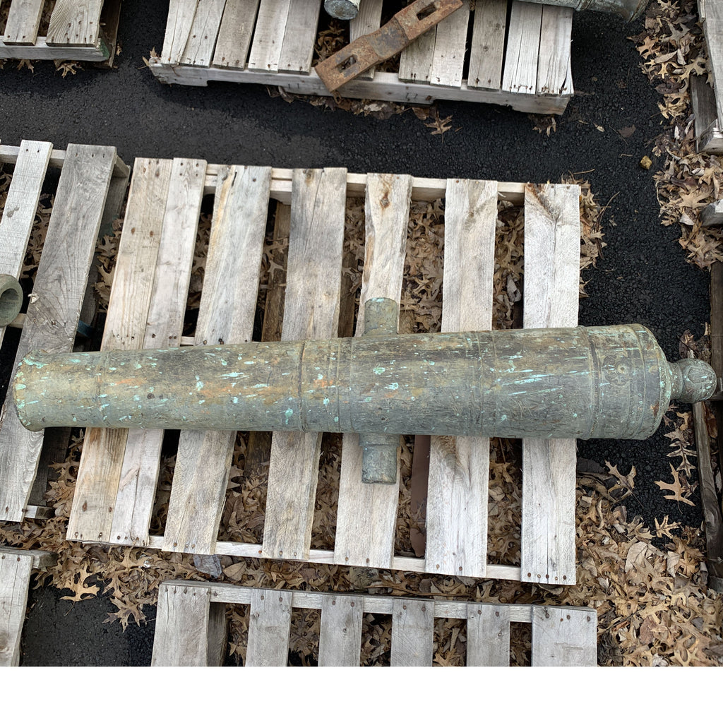 Original Early 19th Century Nepalese Bronze 8-Pounder Cannon Original Items